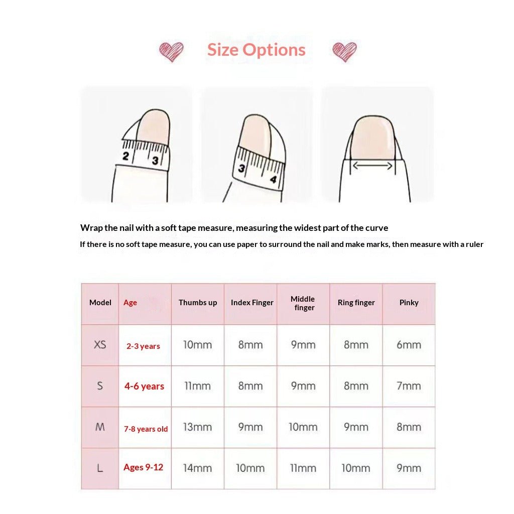 Kulomie Purple Black Cute Kids Press On Nails Set - Image 4