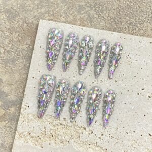 Cleopatra Crystal Explosion Luxury Press On Nails