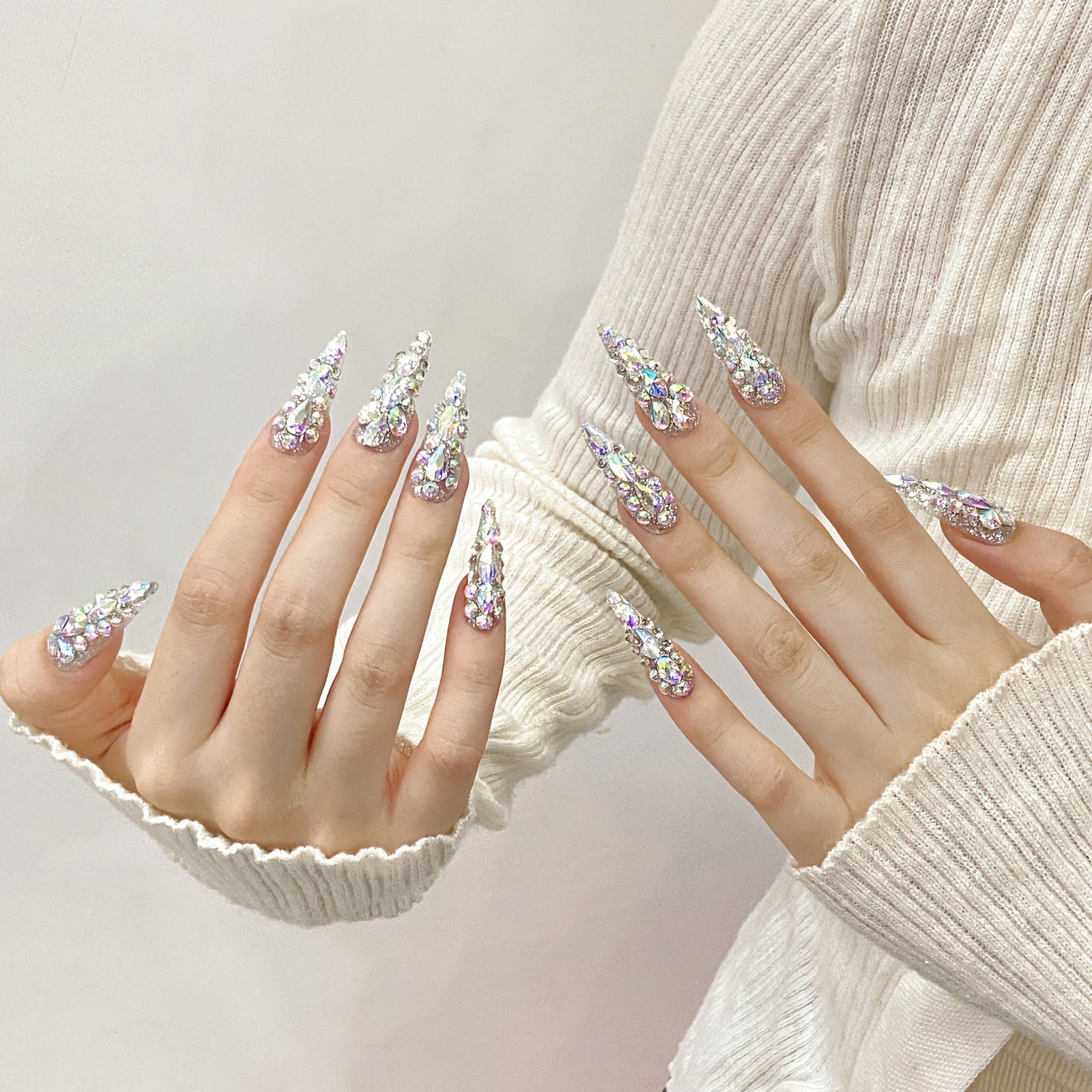 Cleopatra Crystal Explosion Luxury Press On Nails - Image 3